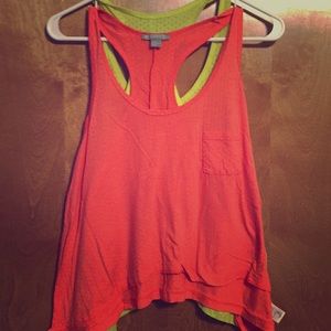 TWO loose fit crop top